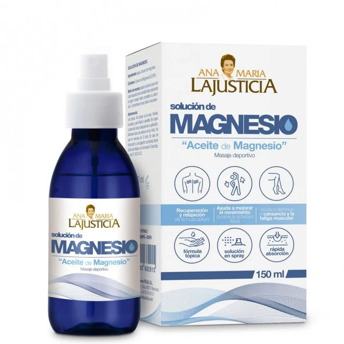 Aceite de Magnesio, Masaje Deportivo, 150 ml