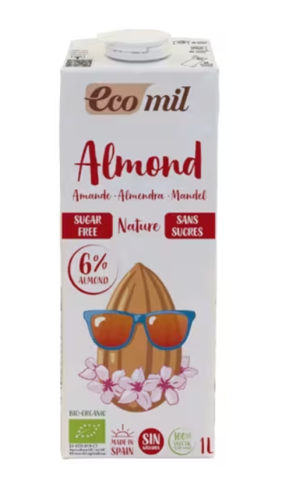 Bebida de Almendras, Sin Azúcares añadidos, 1 L