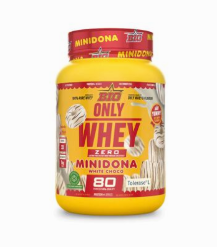 BIG Only Whey Tolerase Concentrado Proteína, 1 Kg
