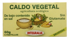 Caldo Vegetal Ecológico bajo en Sal 60 g., 6 pastillas