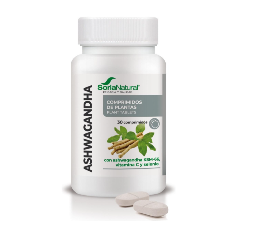 Ashwaganda, Comprimidos de Plantas, 30 Comprimidos, Complemento Alimenticio