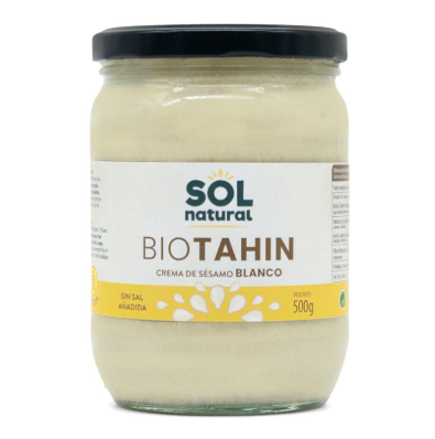 BIO Tahin, Crema de Sésamo Blanco, 500 g 