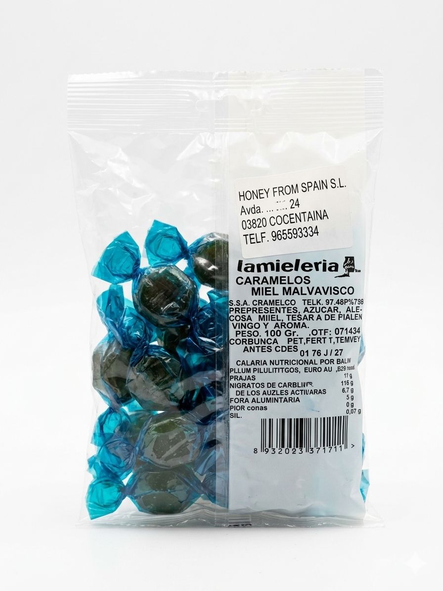Caramelos Miel Malvavisco, 100 g