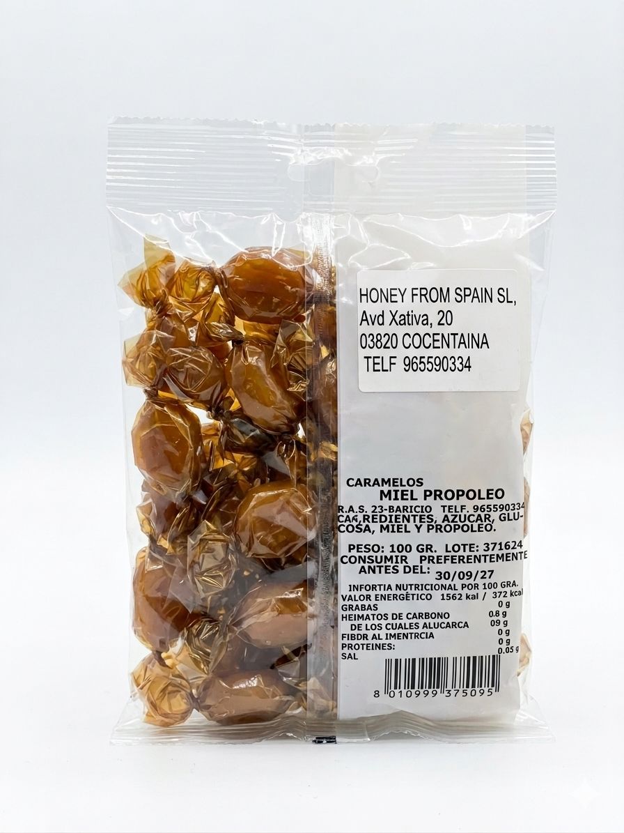 Caramelos Miel Propóleo, 100 g