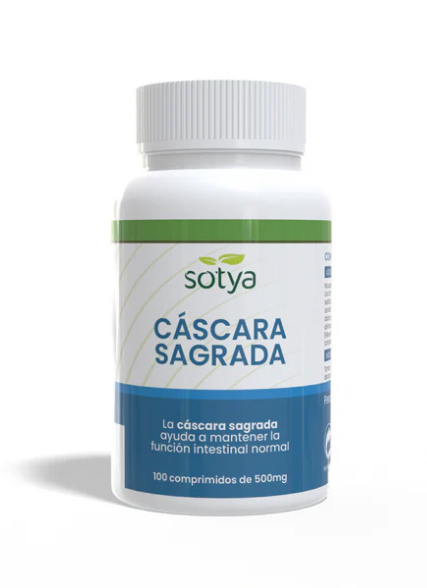 Cáscara Sagrada, 100 Comprimidos de 500mg