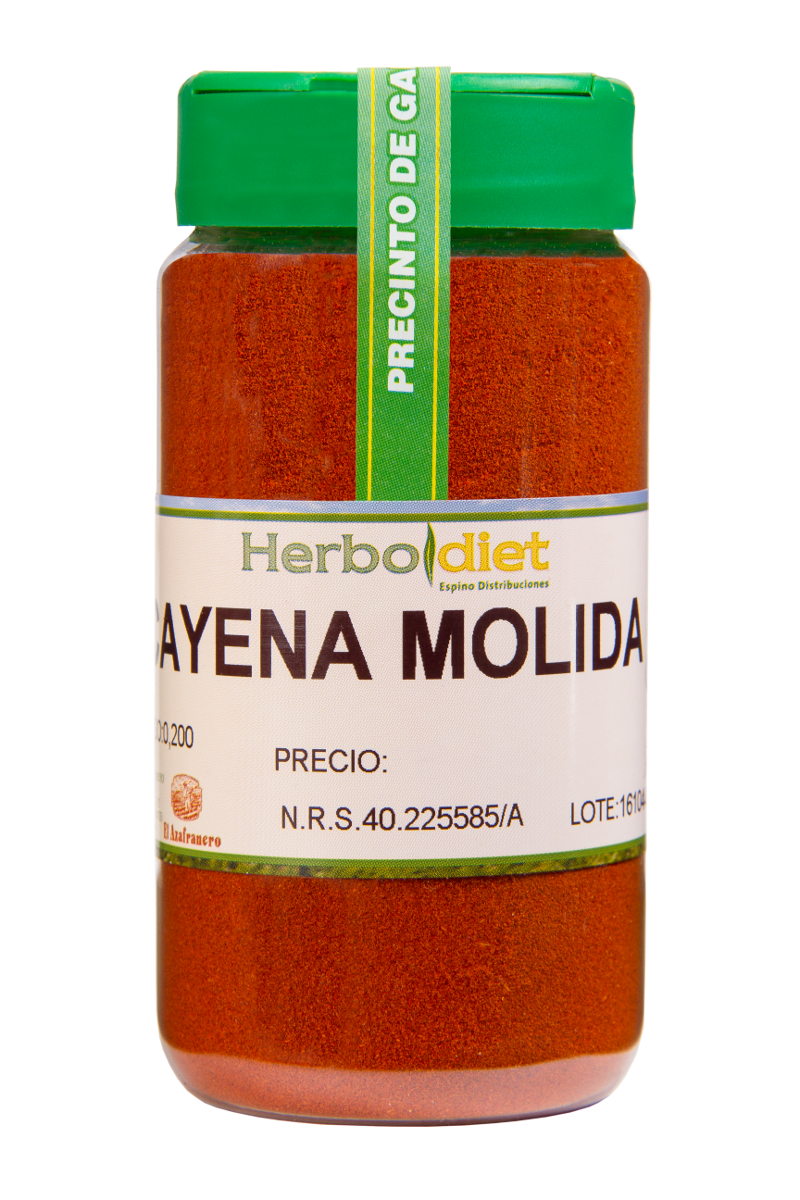 Cayena Molida, 200 g.