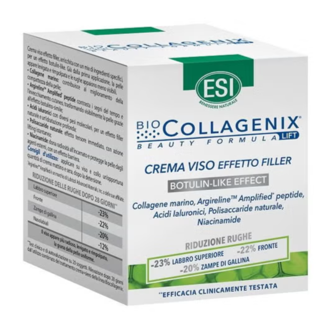 Collagenix, Colágeno, Crema Facial Efecto Rellenador, 50 ml, Bio