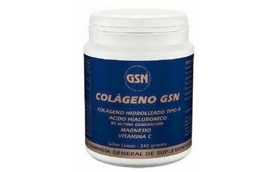 Colágeno GSN con acido hialuronico limón 340gr.