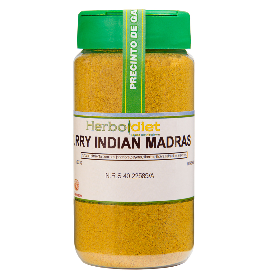 Curry Indian Madras, 160 g.