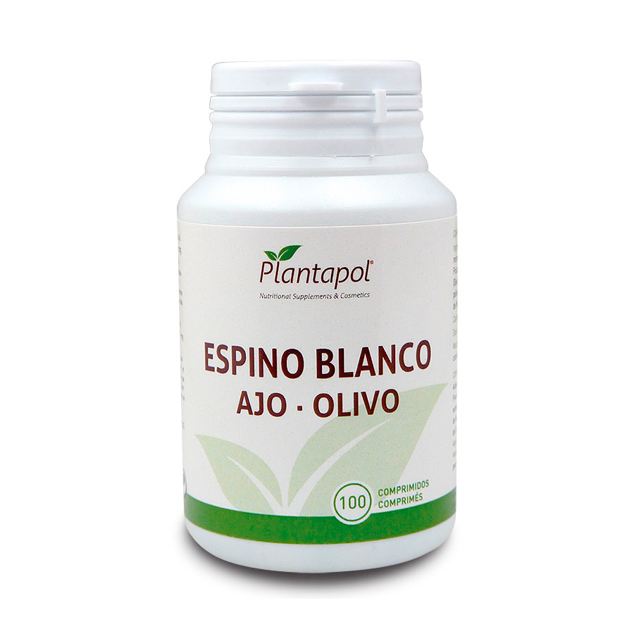 Espino Blanco, Ajo y Olivo, 100 comprimidos