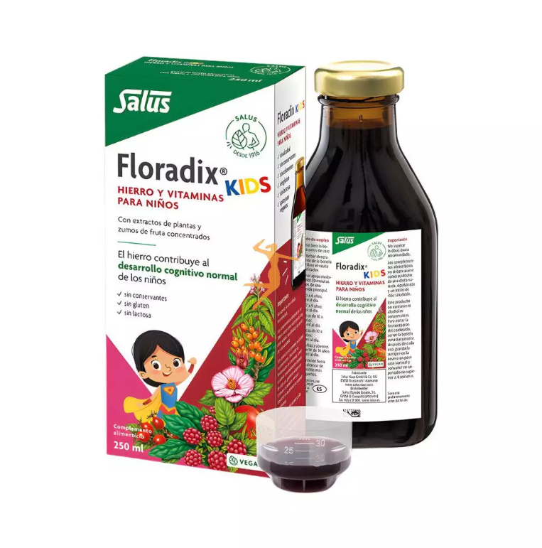 Floradix Kids, Hierro y vitaminas para niños