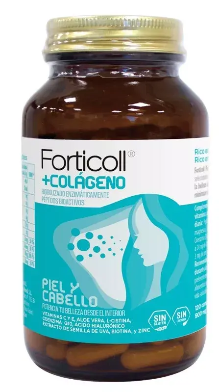Colágeno Hidrolizado Piel y Cabello, 120 comprimidos