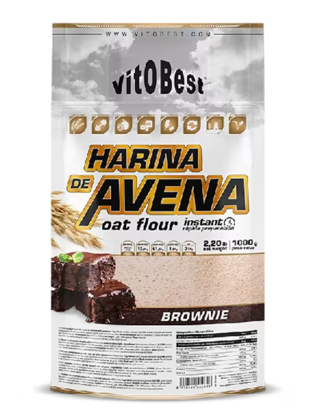 Harina de Avena, Brownie, 1kg