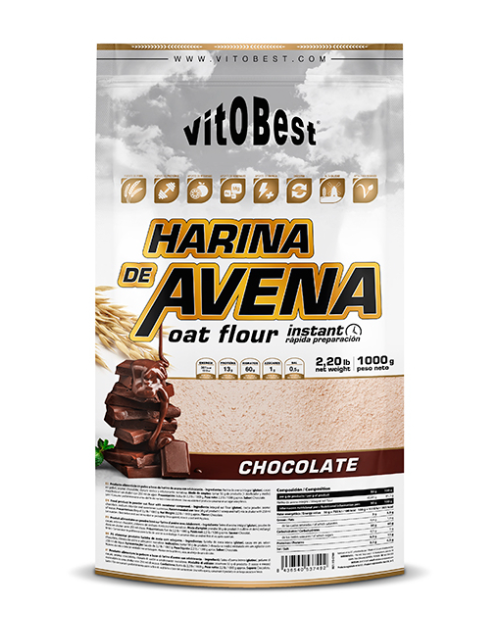 Harina de Avena, Chocolate 1 kg 