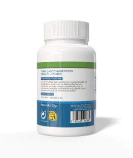Jengibre, 120 Cápsulas Vegetales de 430 Mg