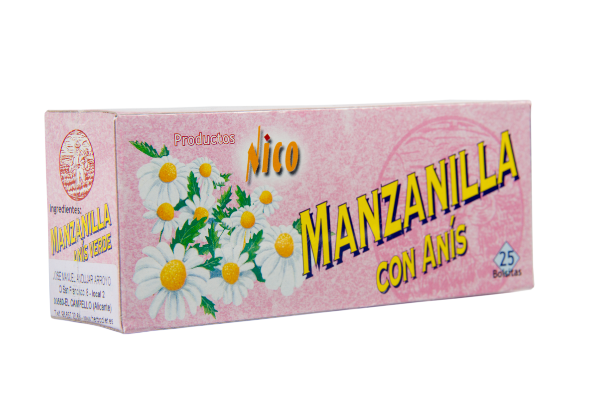 Manzanilla con Anís, 25 bolsitas