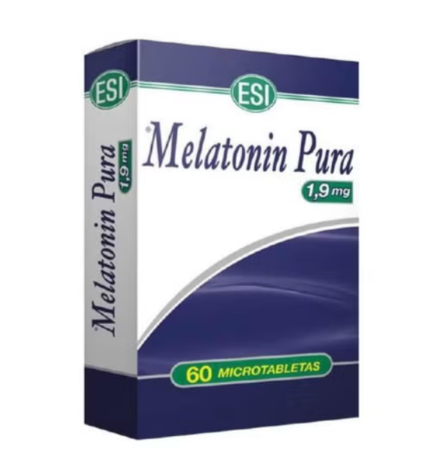 Melatonina Pura, 60 Microtabletas, 1,9 mg