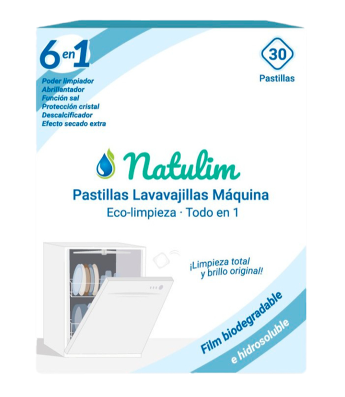 Pastilla Lavavajillas Todo en 1, 30 Pastillas