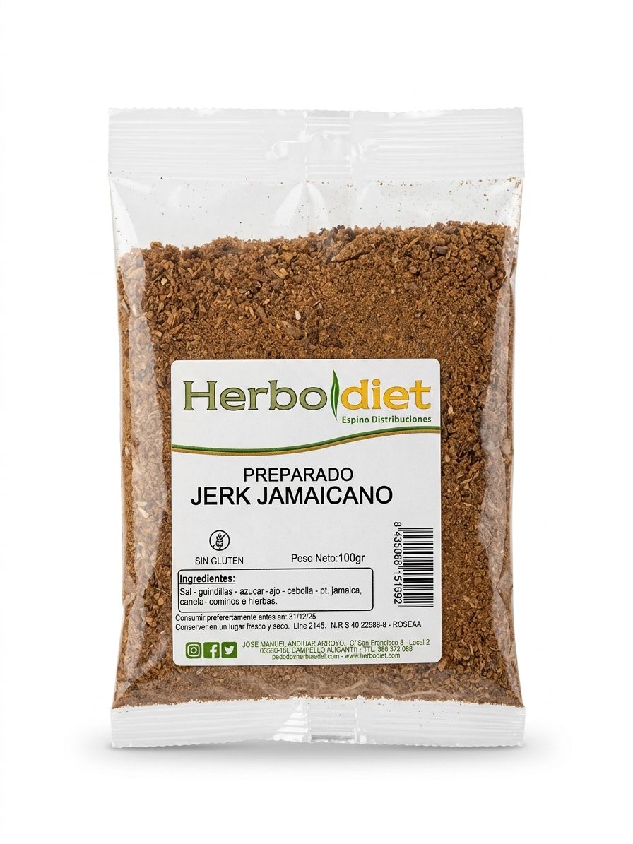 Preparado De Jerk Jamaicano, 100 g