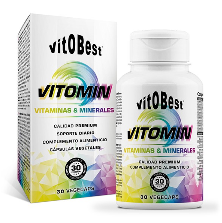 Vitomin, Vitaminas y minerales, 30 Vegecaps