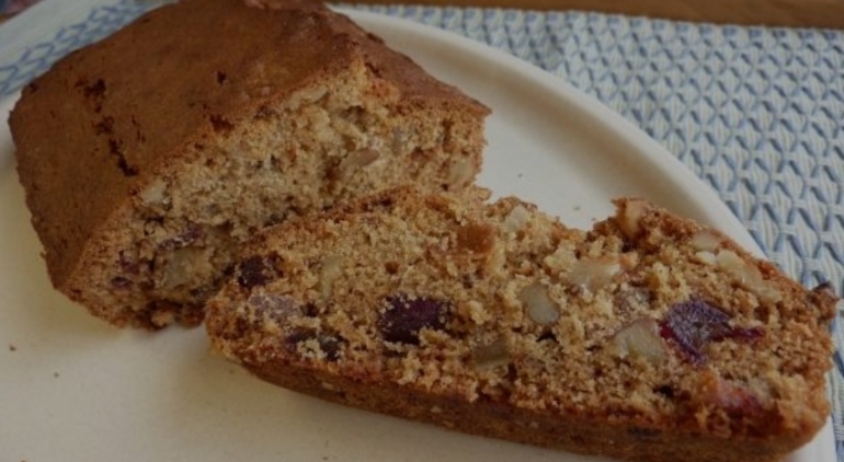 Receta: Bizcocho de Dátiles y Nueces